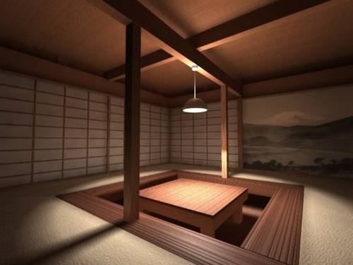 japanese tea house image